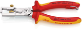 Knipex strix® striptangen met kabelschaar | geïsoleerd | meercomponenten-omhullingen | vde-getest - 13 66 180 t - afbeelding 1