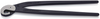 Knipex tegelkniptang (papegaaienbektang) | 200 mm lengte | zwart geatramenteerd - 91 00 200 ean