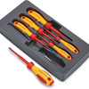 Knipex vde schroevendraaier pakket | phillips® pozidriv® | zelfbedieningskaart blister - 00 20 12 v03