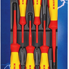 Knipex vde schroevendraaier pakket | phillips® pozidriv® | zelfbedieningskaart blister - 00 20 12 v03