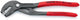 Knipex veerbandklemtang | tot. lengte 180 mm capaciteit max. 50 mm | instellingen 15 | kunststof mantel | 1 stuk - 85 51 180 a - 85 51 180 a