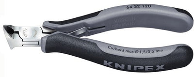 Knipex voorsnijtang schuine kop 120 mm esd - 6432120esd