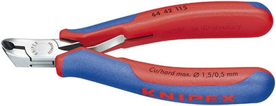 Knipex voorsnijtang schuine korte kop 115 mm - 6442115