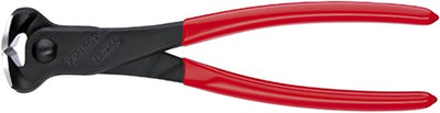Knipex voorsnijtang zwart geatramenteerd met kunststof bekleed 160 mm - 6801160