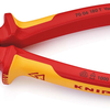 Knipex zijsnijtang | 180 mm lengte | geïsoleerd | meercomponenten-omhullingen | vde-goedgekeurd | geïntegreerde bescherming - 70 06 180 t bk