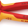 Knipex zijsnijtang | 180 mm lengte | geïsoleerd | meercomponenten-omhullingen | vde-goedgekeurd | geïntegreerde bescherming - 70 06 180 t bk