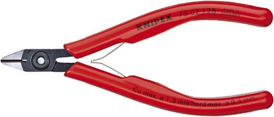 Knipex zijsnijtang met facet + draadklem 125 mm - 7512125