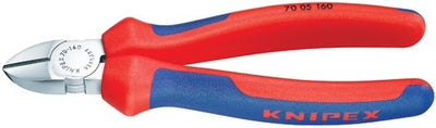 Knipex zijsnijtang verchroomd met meer-componentengrepen 180 mm - 7005180