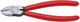 Knipex zijsnijtang zwart geatramenteerd met kunststof bekleed 180 mm - 7001180