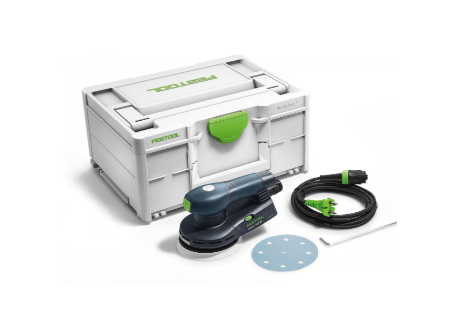Festool ets ec 125 3 eq-plus excenterschuurmachine | sys3 m 187 | 125mm 400w - 576341