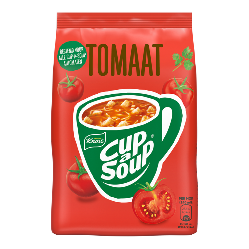 Knorr cup-a-soup vending tomaat 40-porties à 140ml (4 zakken)