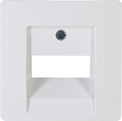 Enzo kopp hk05 arctic wit afdekplaat utp dubbel - 4621460
