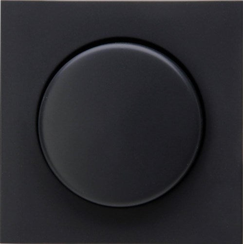Enzo kopp hk07 antraciet afdekplaat + knop dimmer - 4623030