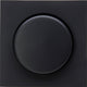 Enzo kopp hk07 antraciet afdekplaat + knop dimmer - 4623030