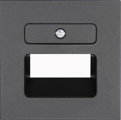 Enzo kopp hk07 antraciet afdekplaat utp dubbel - 4623060