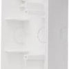 Enzo kopp hk07 pure mat wit 3 voudig opbouwdoos - 4624320