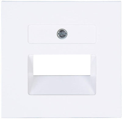 Enzo kopp hk07 pure mat wit afdekplaat utp dubbel - 4624060