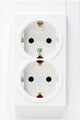 Enzo kopp hk07 pure mat wit inbouw stopcontact ra dubbel - 4624120