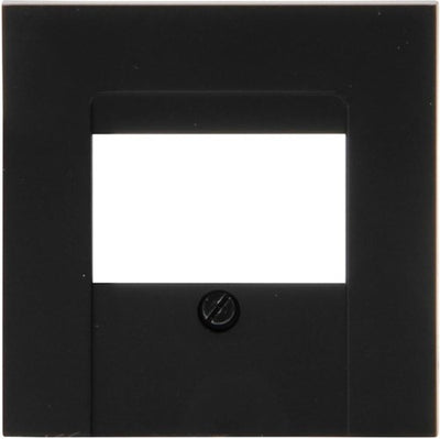 Enzo kopp hk07 pure mat zwart afdekplaat usb - 4624570