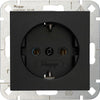 Enzo kopp hk07 pure mat zwart inbouw stopcontact ra - 4624600