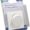 Enzo kopp paris arctic wit afdekplaat + knop dimmer - 4625030