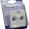 Enzo kopp paris arctic wit afdekplaat voor coax - 4625040