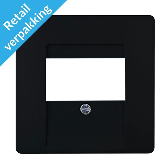 Enzo kopp paris mat zwart afdekplaat usb - 4625270