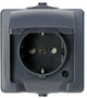 Enzo kopp swd opbouw stopcontact ra antraciet - 4628220
