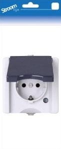 Enzo kopp swd opbouw stopcontact ra enkel - 6628100