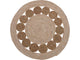 Home styling kleed gevlochten rond ø80cm