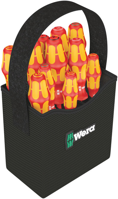 Wera kraftform 2go 100 schroevendraaier (rood geel)