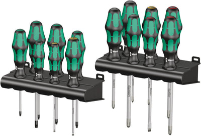 Wera kraftform big pack 300 schroevendraaier (zwart groen, 14-delig)