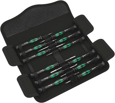 Wera compakt micro 21 esd 1 schroevendraaier (zwart groen, voor elektrische apparaten)