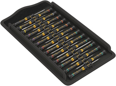 Wera kraftform micro esd big pack 1 schroevendraaierset elektricien (zwart geel, 25‑delig)