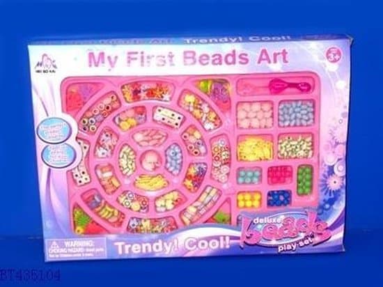 Bongers speelgoed my first beads art kralen set in doos