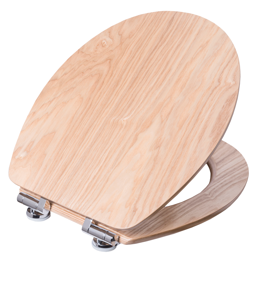 Cornat wc-bril hout ligna+ sc eik - ksligesc
