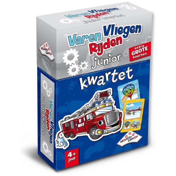 Identity games varen, vliegen, rijden junior kwartet