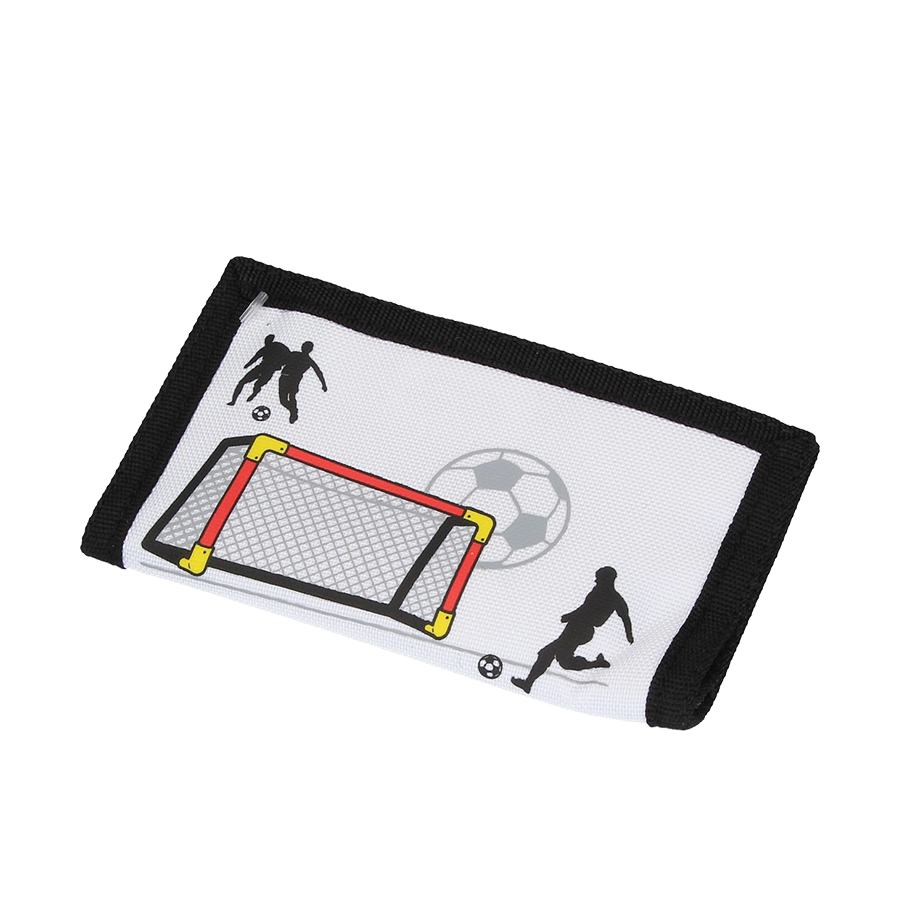 Kwikki portefuille voetballer 13x8cm