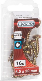 Connex pz-schroef pank 5.0x20 16st vz - ky3155020 - afbeelding 2