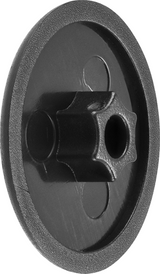 Connex afdekkap tx30 d16 pvc 50st zw - ky3180091 - afbeelding 2