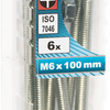 Connex metaalschroef vz-k m6x100 * 6st vz - ky4010699