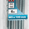 Connex metaalschroef cy-k m5x100 * 6st vz - ky4030599