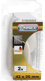 Connex zelfklevende haak kunststof 2st wi - ky6030005 - afbeelding 2