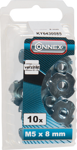 Connex inslagmoer met haken m5x8 10st vz - ky6430085 - afbeelding 2