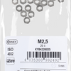 Connex zeskantmoer m2.5 20st vz 934 - kyb4220025
