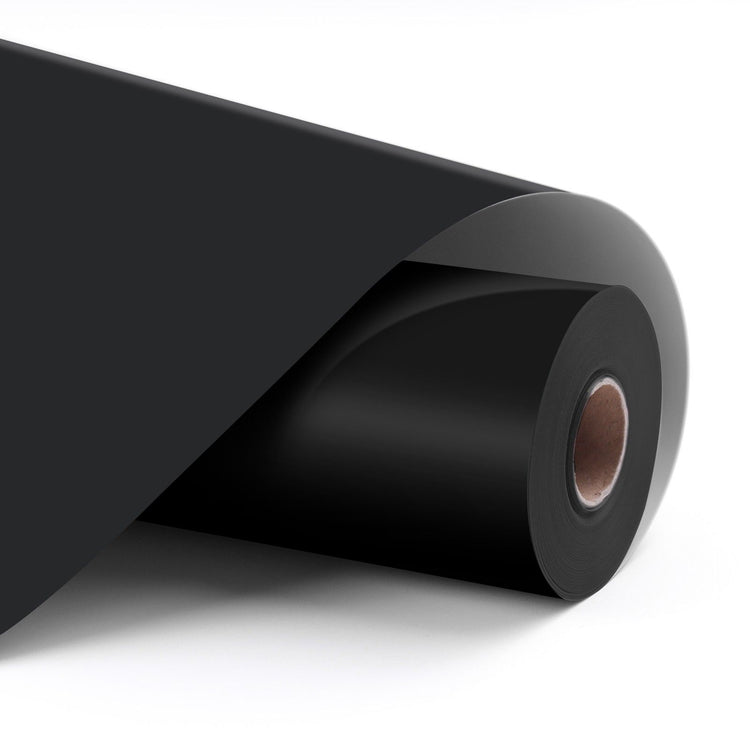 Loklik • matloos zelfklevende vinyl 33x305cm mat zwart