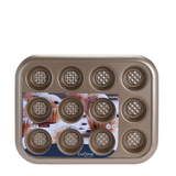 La cucina muffinvorm anti-kleef 12 muffins - afbeelding 1