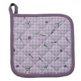 Clayre eef pannenlap lavendel 20x20cm - afbeelding 2