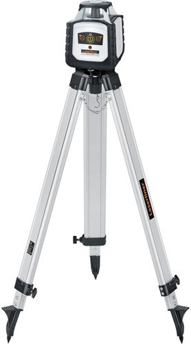 Laserliner cubus g 210 s | set | groene rotatielaser | licht-statief 150 cm | telescopische nivelleerlat 4 m en laserontvanger - 052.305a