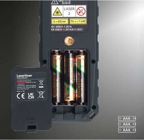 Laserliner distancemaster 50 m laser-afstandsmeter - 080.982a